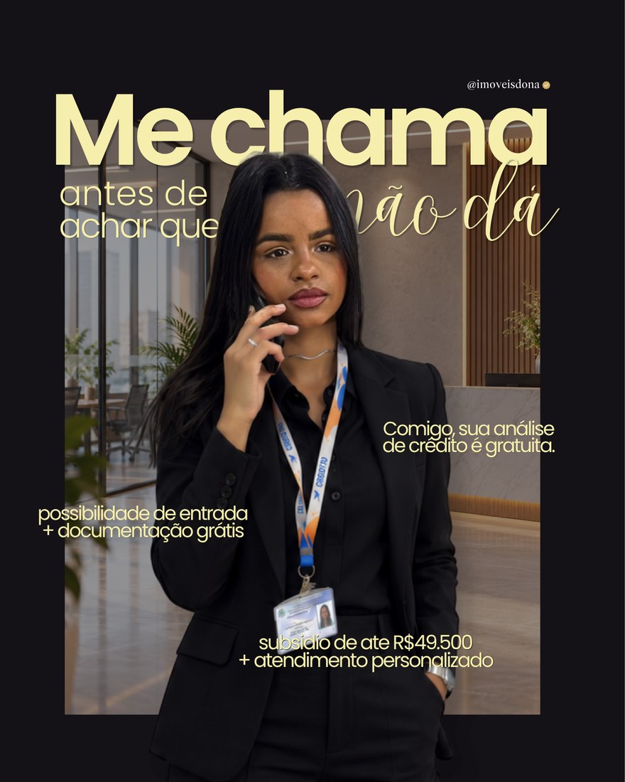 Arte Me Chama em fundo escuro com composição tipográfica
