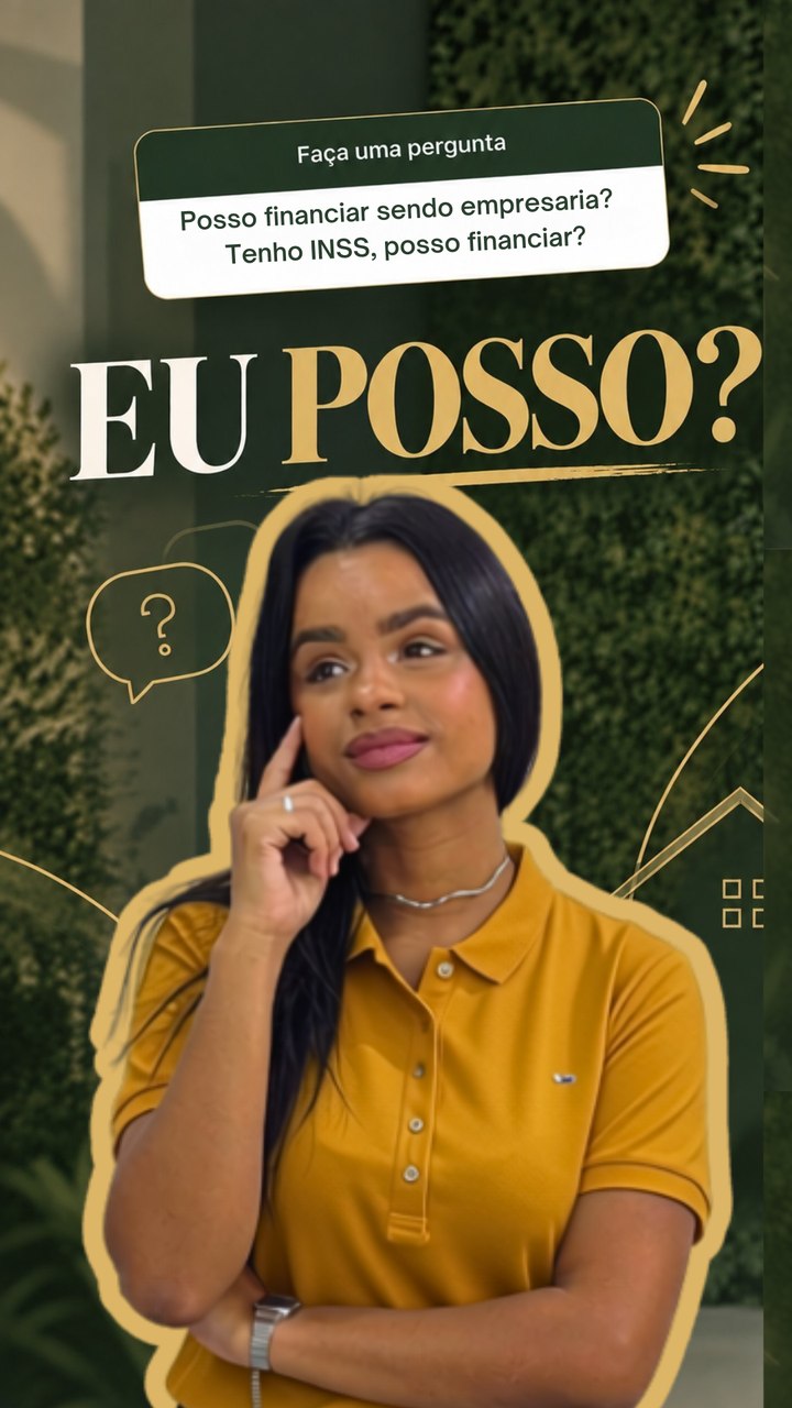Capa de reels com dúvidas de financiamento